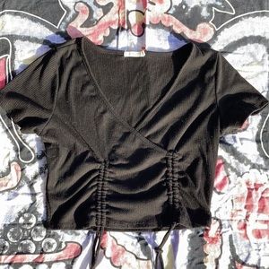 Black crop top